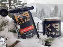 Load image into Gallery viewer, K9 Coffee AWAY ON LEAVE Holiday Edition Medium/Dark Roast Organic Coffee