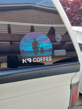 Load image into Gallery viewer, Car Window Decal "Guardians of the Night - K9 Coffee"