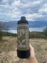 Load image into Gallery viewer, The Legends Tactical Water Bottle 18 oz - Military Green
