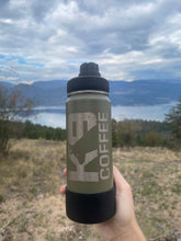 Load image into Gallery viewer, The Legends Tactical Water Bottle 18 oz - Military Green