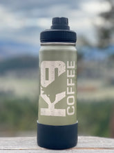 Load image into Gallery viewer, The Legends Tactical Water Bottle 18 oz - Military Green