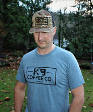 Load image into Gallery viewer, K9 Coffee T-Shirt in Denim Blue
