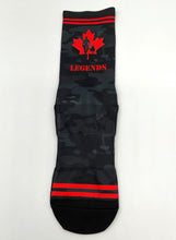Load image into Gallery viewer, Cammo Support Retired Legends socks. Guardians of the Night
