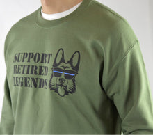 Load image into Gallery viewer, The Classic Crew - Military Green
